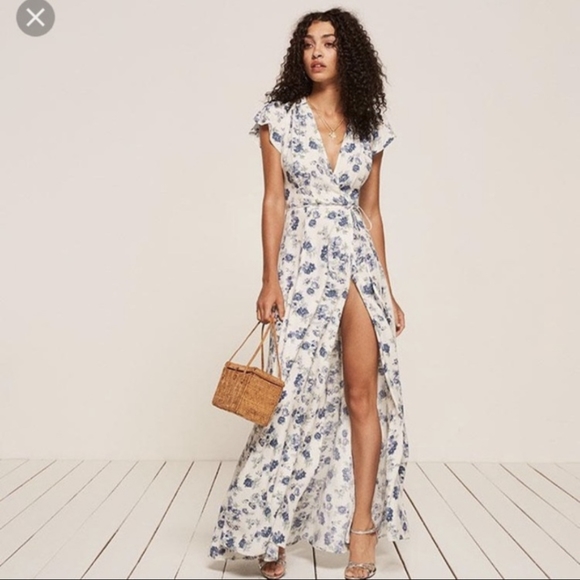 Reformation Dresses & Skirts - Reformation Sparrow Dress Wrap Hacienda